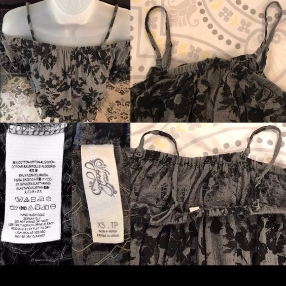 Like New-Free People Off-Shoulder Boho Top - Picture 14 of 16